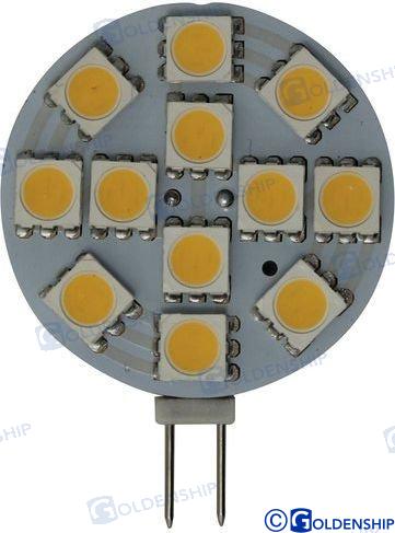 BOMBILLA G4 HORIZONTAL 12 LED 2,2W 12/30