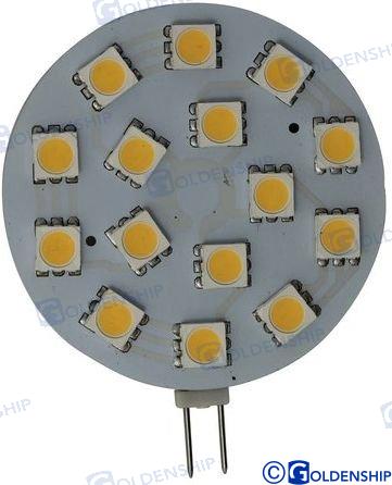 BOMBILLA G4  VERTICAL  15LED 3W 12/30V