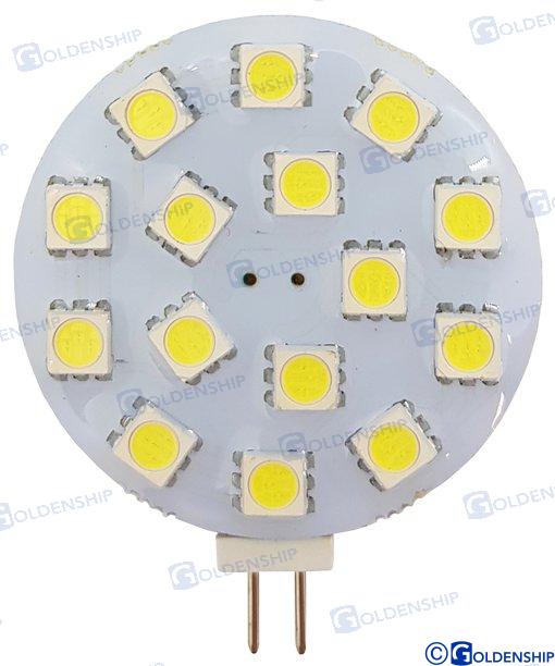 BOMBILLA G4  HORIZONTAL  15LED 3W 12/30V