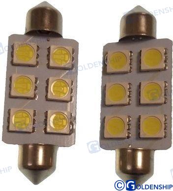 BOMBILLA FESTON 6LED 1,3W 10/30V (2)