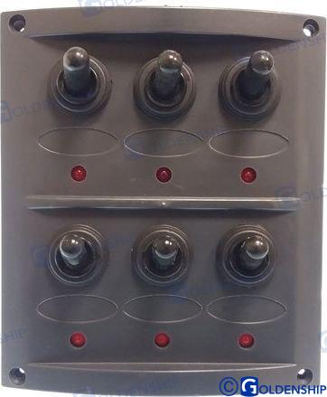 PANEL 6 INTERRUPTORES C/LUZ