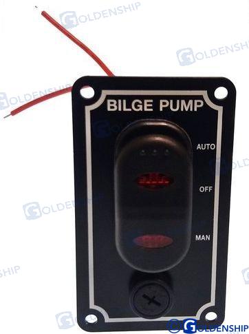 PANEL INTERRUPTOR ACHIQUE VERTICAL 15A