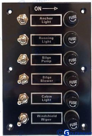 PANEL 6 INTERRUPTORES