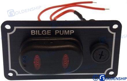 PANEL INTERRUPTOR ACHIQUE HORIZ. 15A