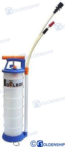 BOMBA EXTRACTORA DE ACEITE 6 L.