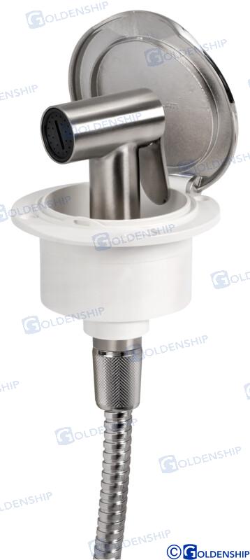 DUCHA INOX - TUBO NYLON 2,5 M