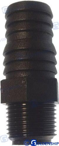 RACOR 3/8" - 15MM.  POLIPROPILENO