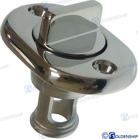 DESAGÜE C/TAPON OVAL INOX 64 MM.