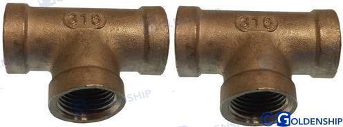CONEXION "T" HEMBRA  INOX  3/8 (2)