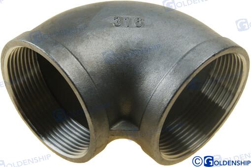 CODO 90º H-H  INOX    2"