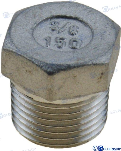 TAPON MACHO  INOX   3/8