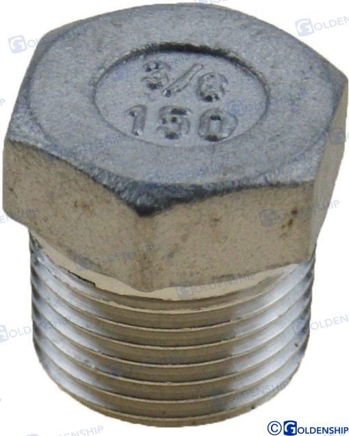TAPON MACHO  INOX   3/4