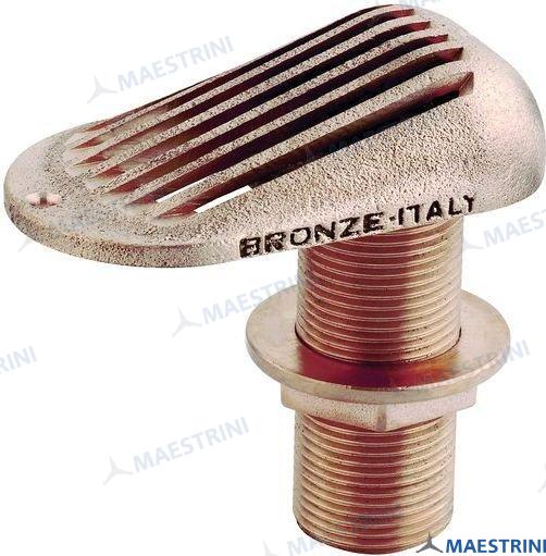 PASACASCO BRONCE C/REJILLA 1"