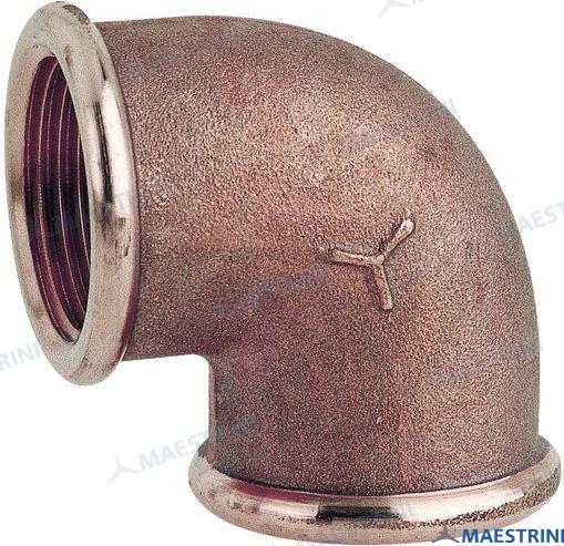CODO F/F 90º BRONCE 2"