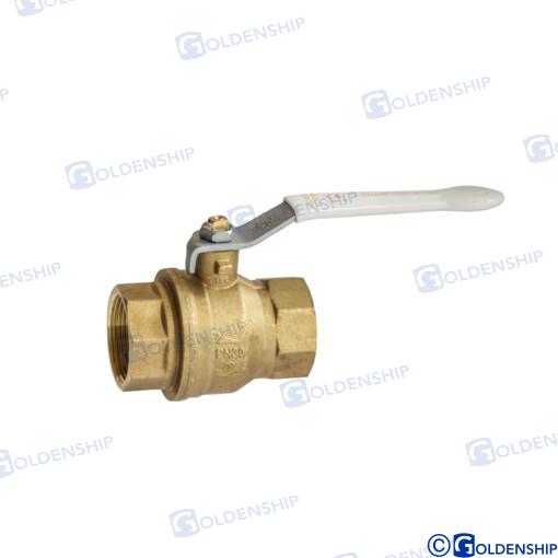 VALVULA ESFERA 3/4''  H.H. EN LATON CR