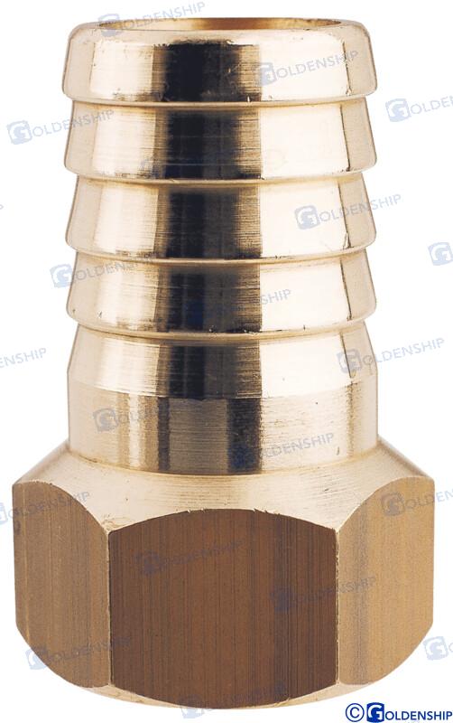 ENTRONQUE 1/2'' X 16 H. EN LATON CR