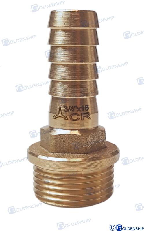 ENTRONQUE 3/4'' X 16 M. EN LATON CR