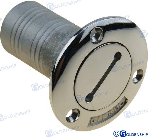 TOMA CUBIERTA INOX 38MM DIESEL