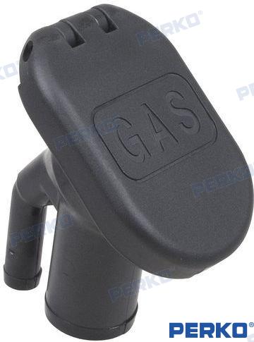 TOMA CUB. C.RAPIDO "GAS" NEGRO