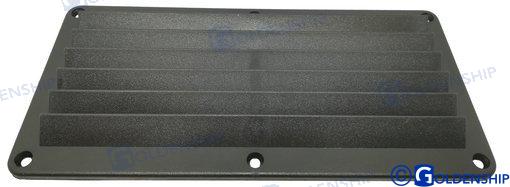 REJILLA VENT. ABS 257X123.8MM NEGRA