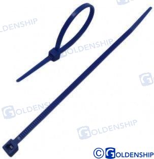 ABRAZADERA NYLON 100X2,5 AZUL (PACK 100)