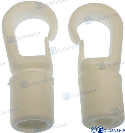 GANCHO MOSQUETON BLANCO 8 MM (2)