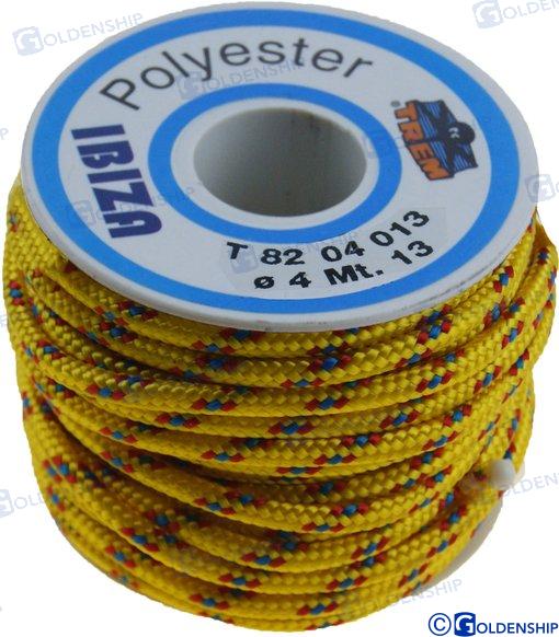 CARRETE "IBIZA"  4 MM  AMARILLO