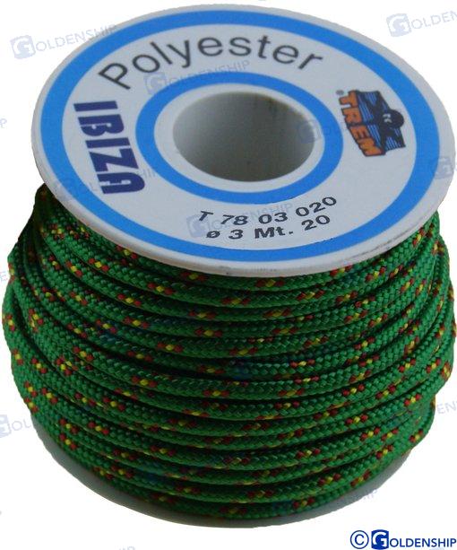 CARRETE "IBIZA"  2,5 MM  VERDE