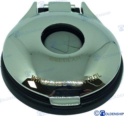 INTERRUPTOR DE PIE INOX NEGRO