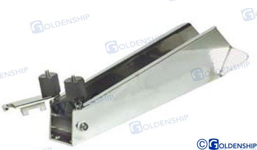 POLEA DE PROA INOX CON BLOQUEO