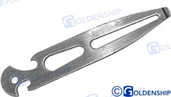 LLAVE GRILLETES 112*21 MM AISI304