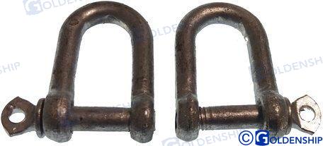 GRILLETE GALV. RECTO  8 MM (PACK 2)