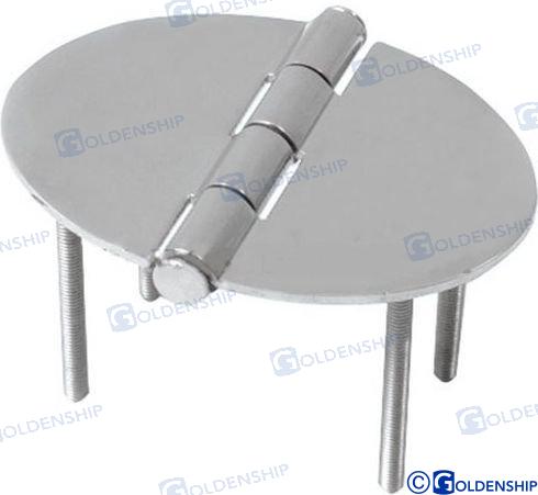 BISAGRA INOX 4 PERNOS 51X35