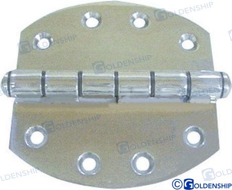 BISAGRA INOX OVAL 126X127
