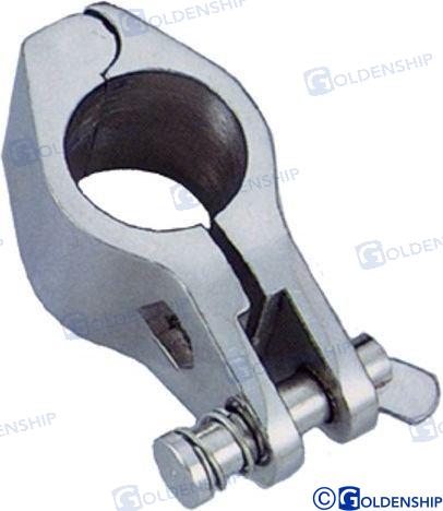 ABRAZADERA ABIERTA INOX  7/8" C/PASADOR