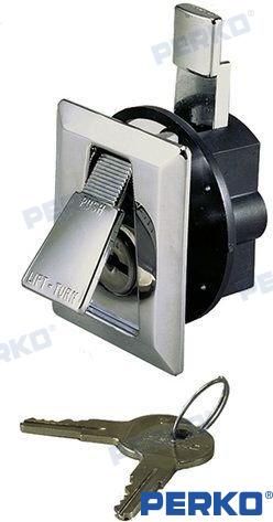 CERRADURA PERKO ZINC CROM.