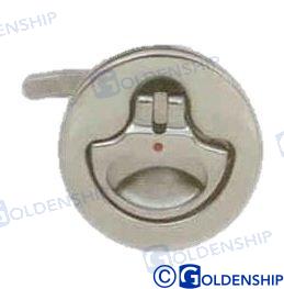 TIRADOR INOX RED. C/LLAVE 63MM