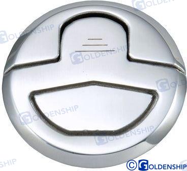 TIRADOR INOX REDONDO 51 MM