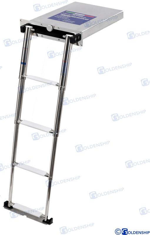 ESCALERA PLEGABLE 4 PELDAÑOS 390*88*1127