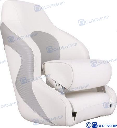 ASIENTO SPORT ERGONONICO BLANCO/GRIS