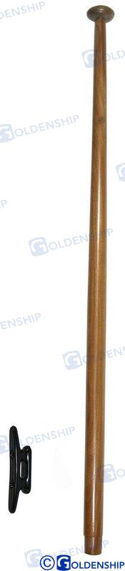 ASTA BANDERA MADERA 60 CMS.