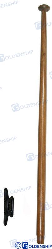 ASTA BANDERA MADERA 75 CMS.