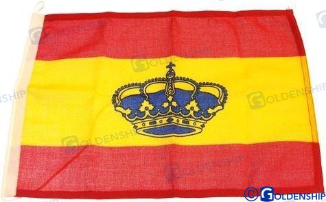 BANDERA ESPAÑOLA  20X30 C/CORONA