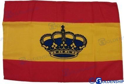 BANDERA ESPAÑOLA  30X45 C/CORONA