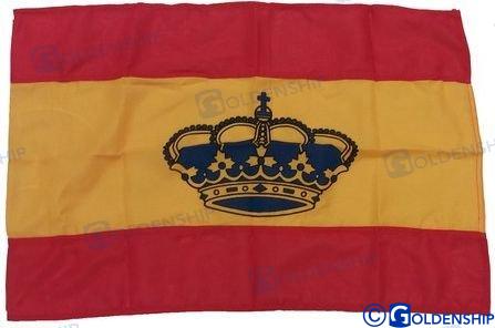 BANDERA ESPAÑOLA  40X60 C/CORONA