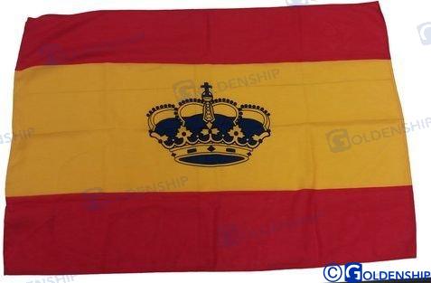 BANDERA ESPAÑOLA  70X100 C/CORONA