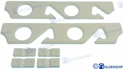 SOPORTE 4 CAÑAS  400X73X12