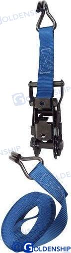 CINCHA DE AMARRE INOX 1 1/16" - AZUL - 4