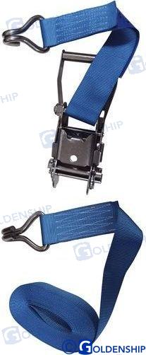 CINCHA DE AMARRE INOX 2" - AZUL - 8 M