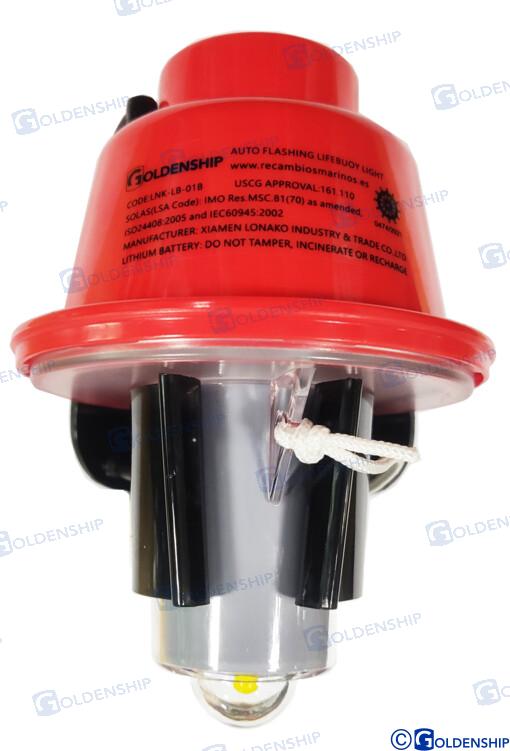 LUZ SOLAS PARA ARO SALVAVIDAS
